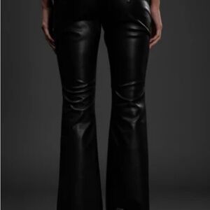 Blu Pepper Black Faux Leather Pants